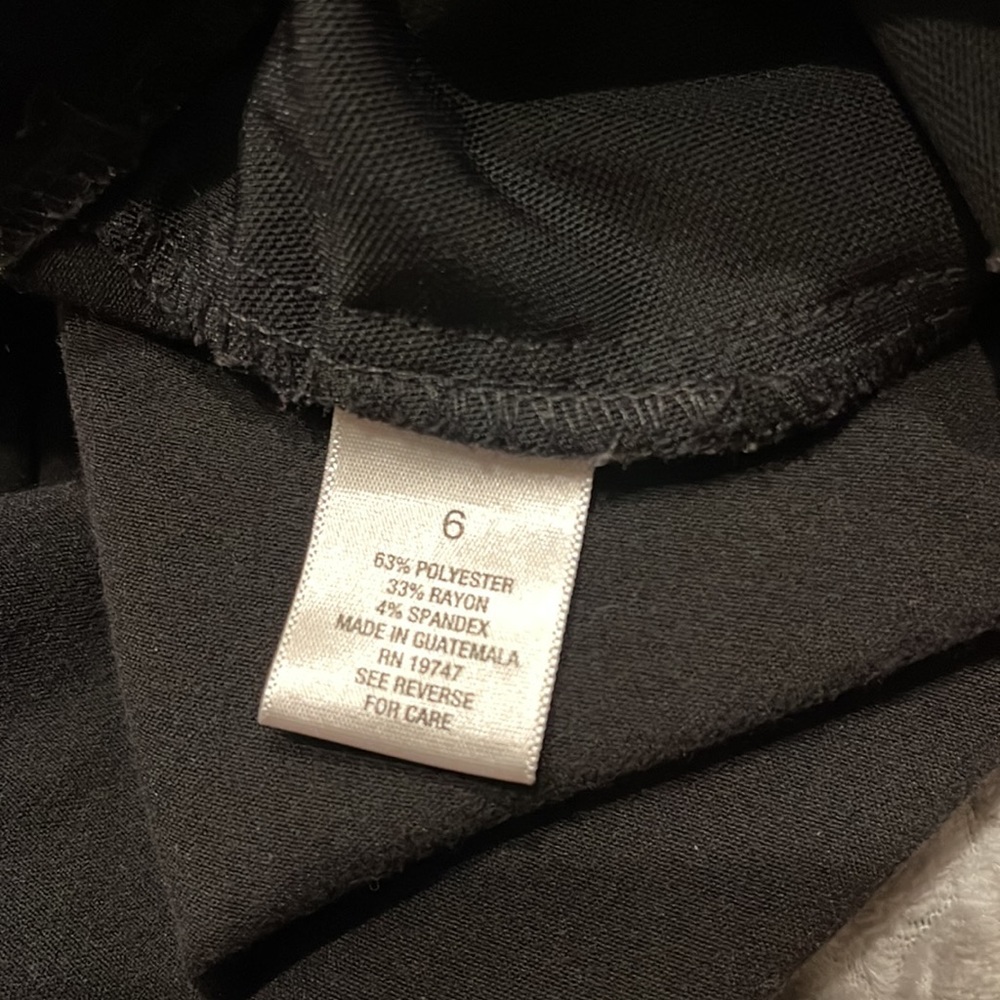 Roz & Ali Stretch Black Secret Agent Pants - Picture 6 of 11